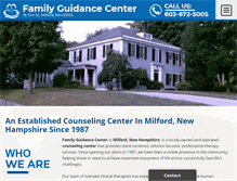 Tablet Screenshot of familyguidancecenternh.com
